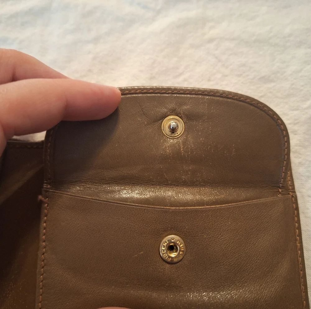 Brown Valentino Monogram Bifold Wallet - Picture 7 of 9